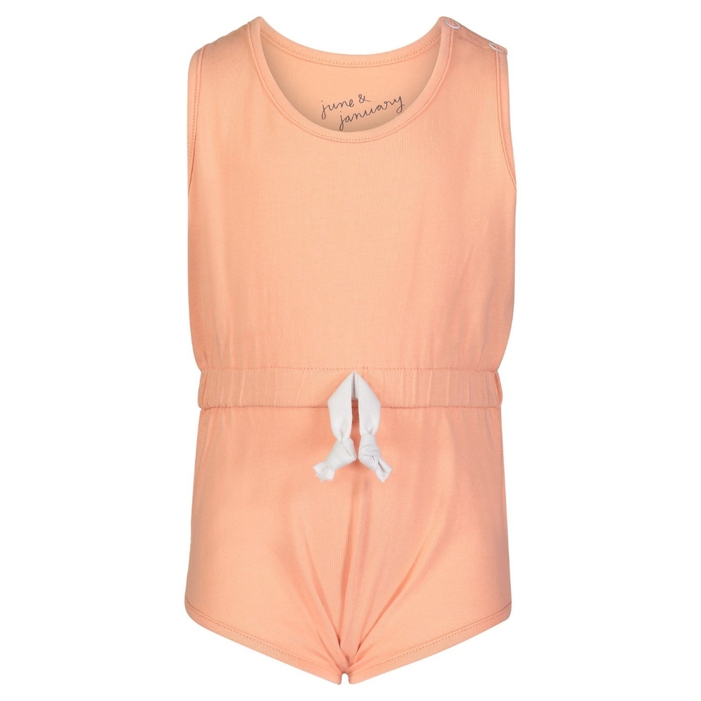 Baby Romper Unisex | grapefruit color